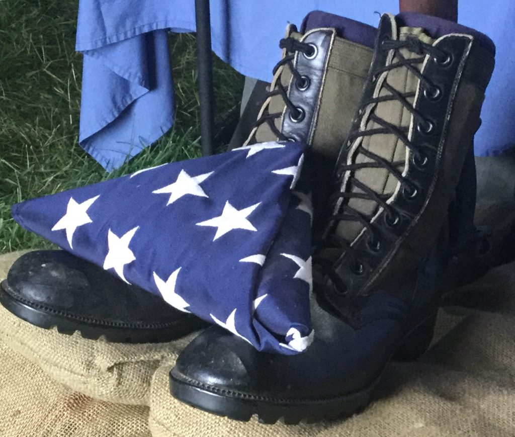When A Flag Sits Upon the Boots - Historic Military Impressions